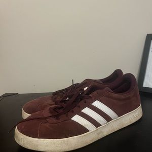 Adidas Mens Size 13 Red Sneakers